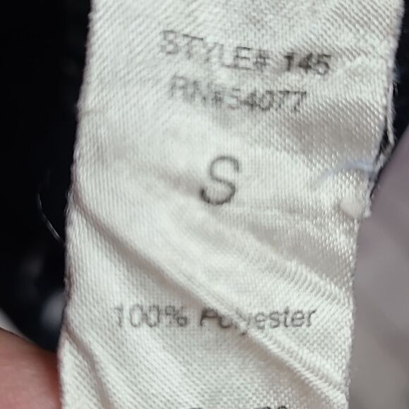 CAbi Sheer Blurred Dot Long Puff Sleeve Button Down Blouse Printed Oversized Top - Picture 8 of 11